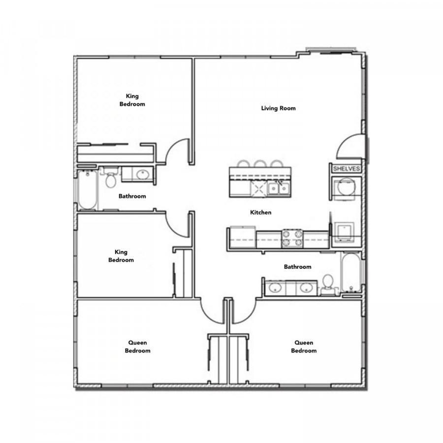 Stylish 4Br With Smart Tv And Free Garage Parking Apartment Austin Exterior photo